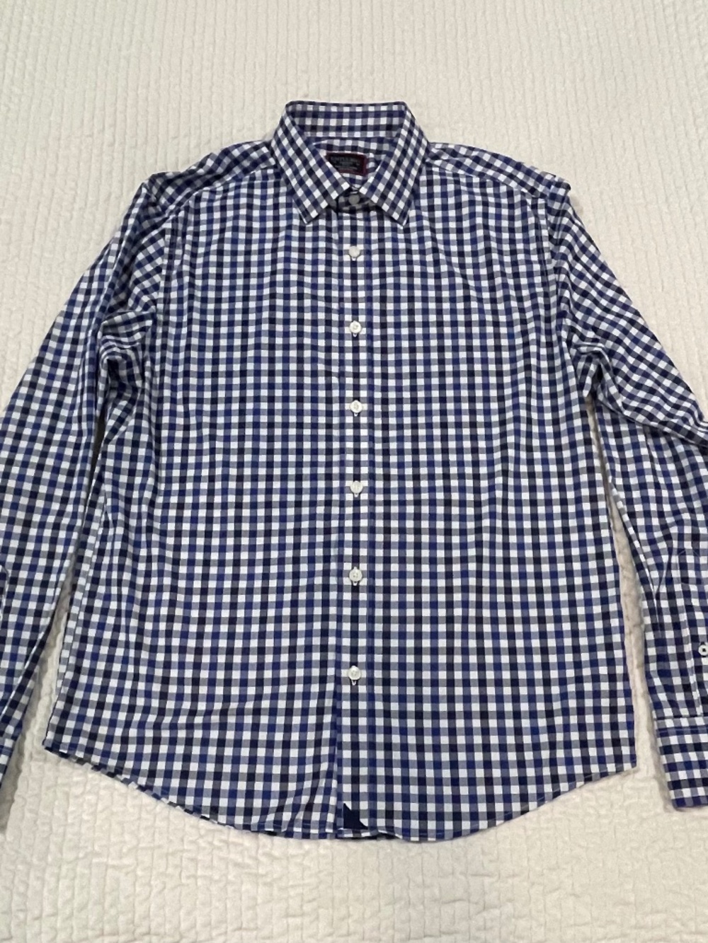 UNTUCKit Gingham Button Down Dress Shirt